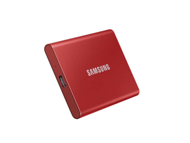 Samsung 500GB T7 külső SSD meghajtó piros (MU-PC500R)