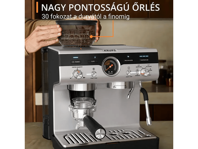 Precision presszókávéfőző, alumínium