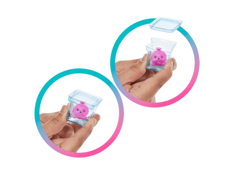 Barbie: Slime Reveal Bubi-Buli baba - narancssárga (HTJ22)