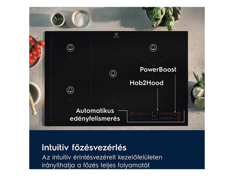 Electrolux EIS62453IT Indukciós főzőlap, Saphirmatt® SE