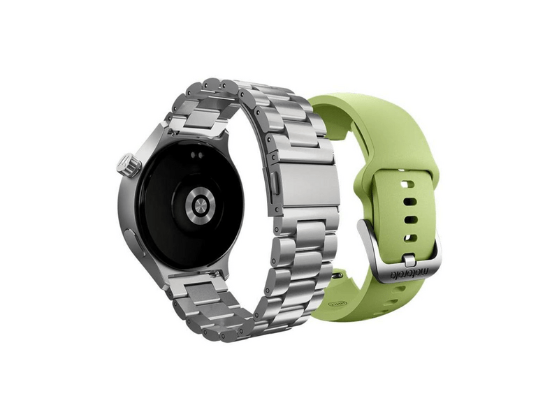 Motorola Moto Watch Okosóra, Ezüst/zöld (PG38C08264)