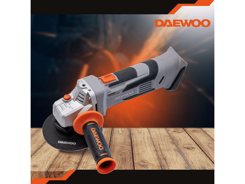 Daewoo DALAG18-125-1 Akkumulátoros sarokcsiszoló, akku és töltő nélkül