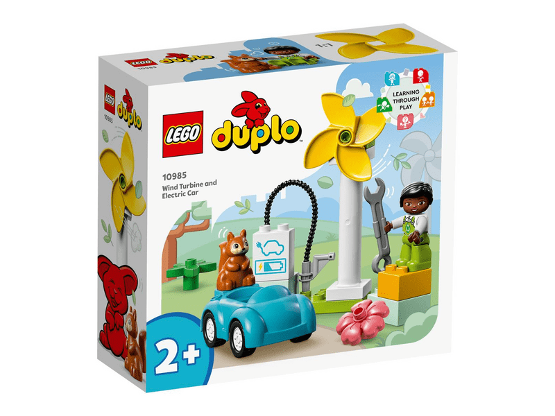 LEGO® DUPLO Szélturbina és elektromos autó (10985)