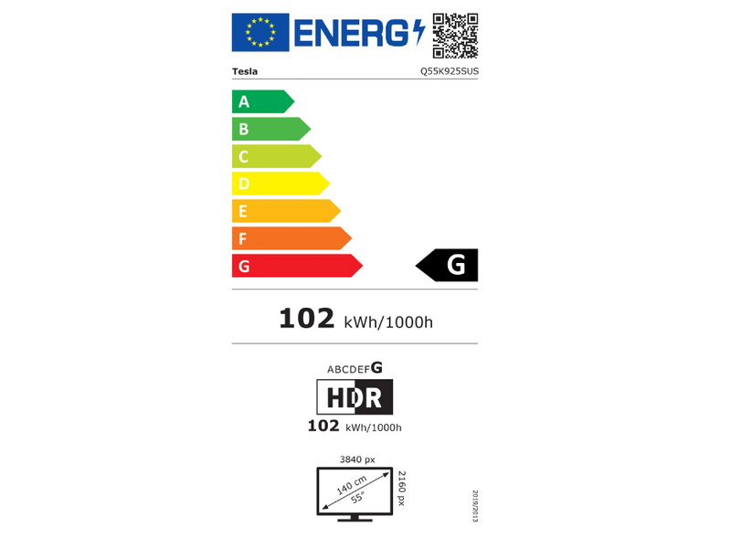 Tesla Q55K925SUS QLED WebOS Smart TV