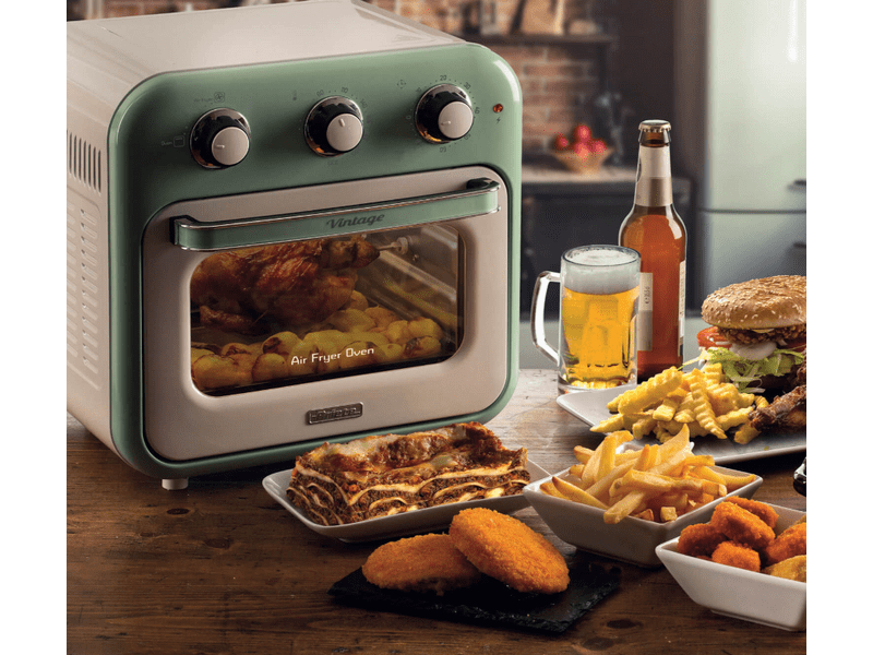 Ariete 4632.GR Airfyer-mini sütő, zöld