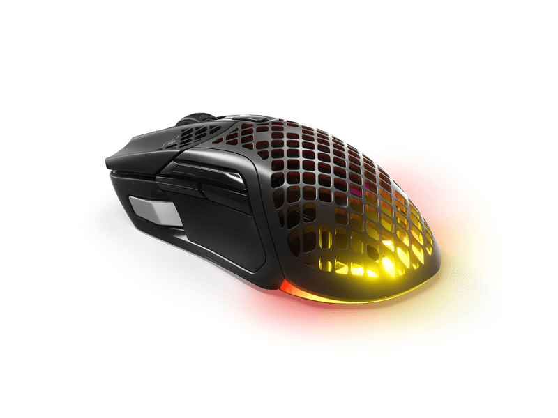 SteelSeries Aerox 5 WL Wireless Gaming Egér, fekete (62406)