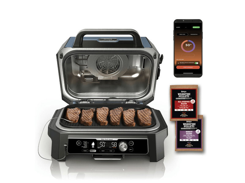 Ninja OG901EU Asztali grillsütő, airfryer és füstölő
