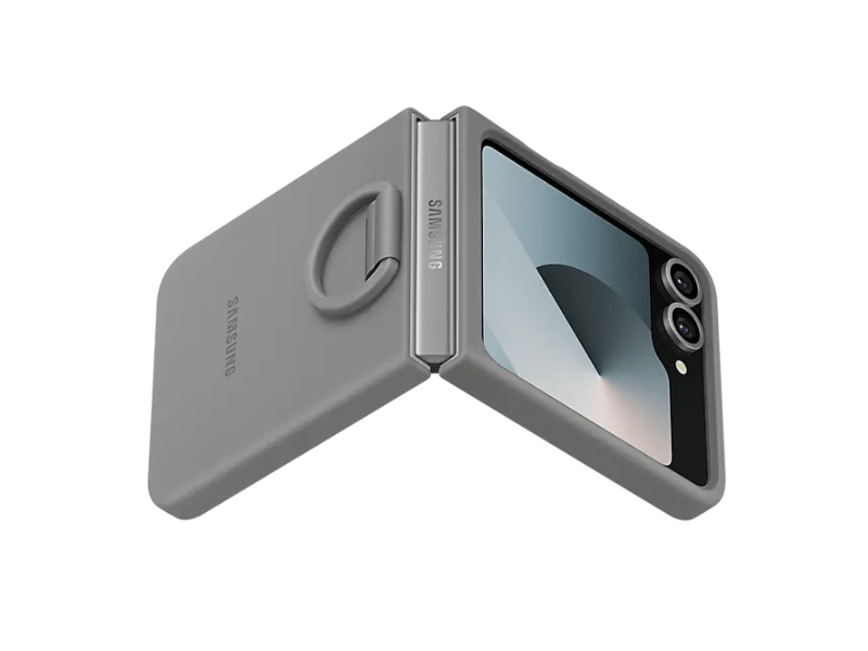 Galaxy Flip6 Silicone Case, Gray