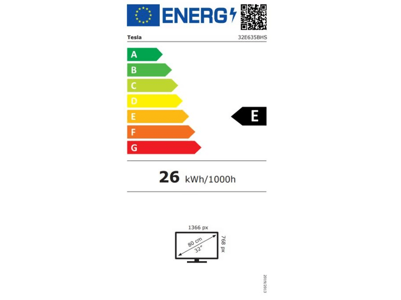 Tesla 32E635BHS Android Smart HD LED TV