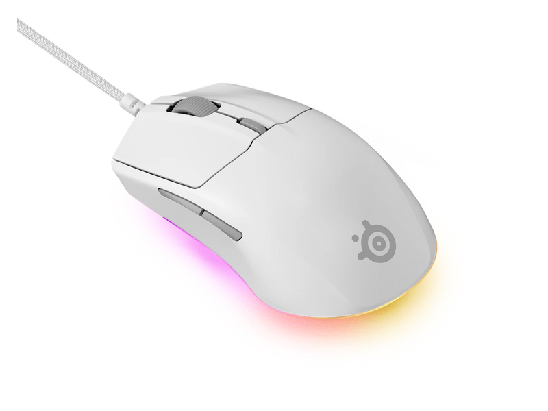 Steelseries Rival 3 Gen 2 Gaming egér, fehér