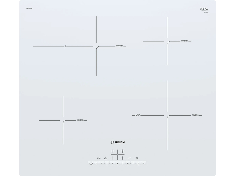 Bosch HBG7741W1 Beépíthető sütő + Bosch PUF612FC5E Indukciós főzőlap + Bosch BFL634GW1 Beépíthető mikro