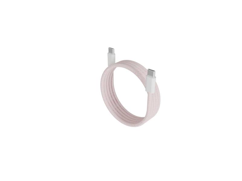 Avax CB610P MAGNETY 100W USB-C mágneses gyorstöltő kábel, rózsaszín