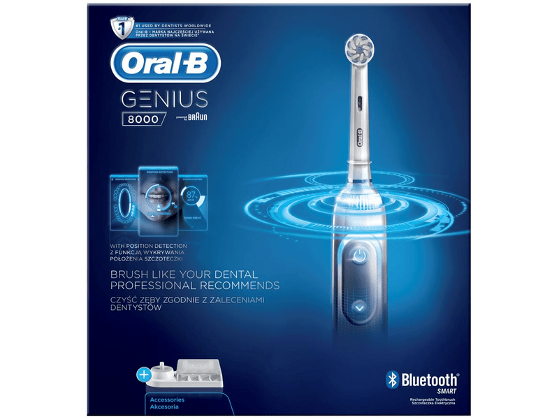 Oral-B PRO 8000 CrossAction Elektromos fogkefe, Fehér