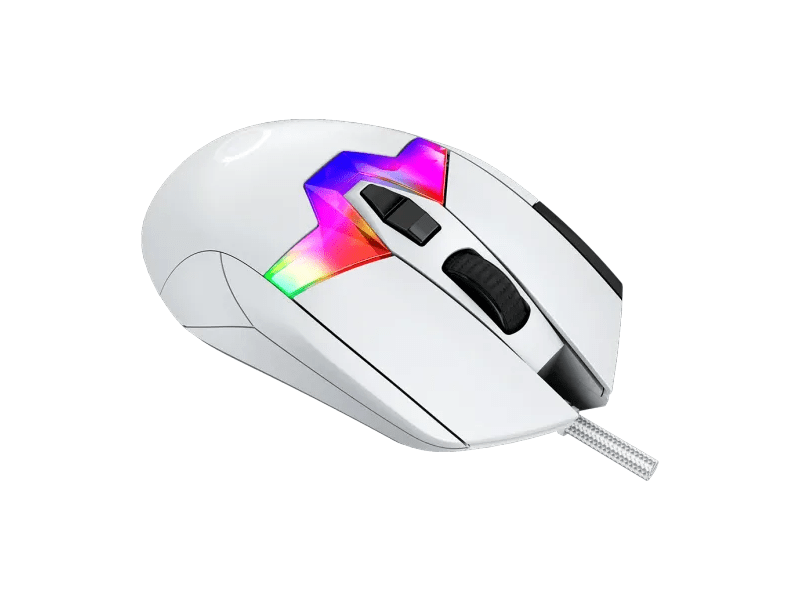 Lorgar MSP80-WH Pro Gaming egér, fehér
