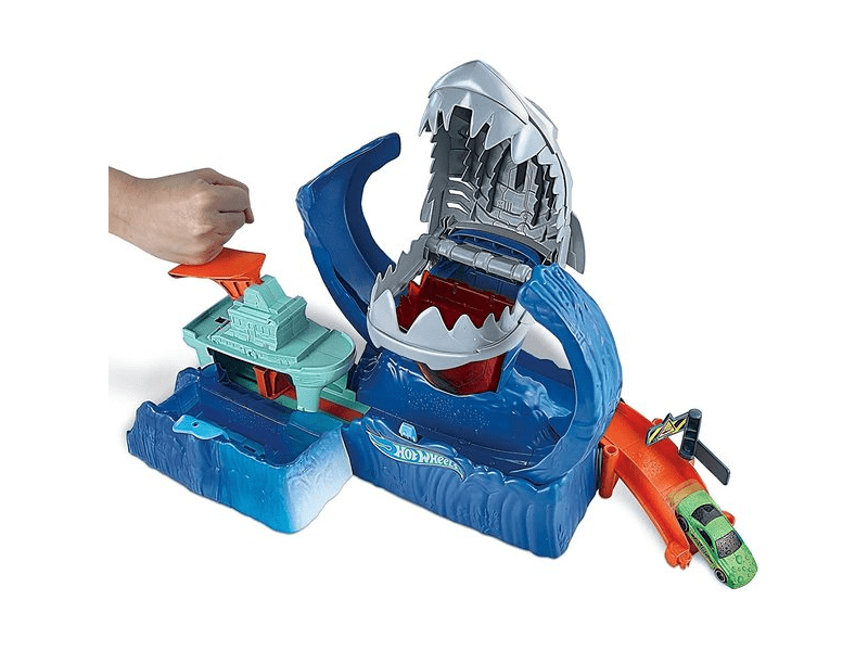 Hot Wheels: Őrjöngő robotcápa pályaszett (GJL12)