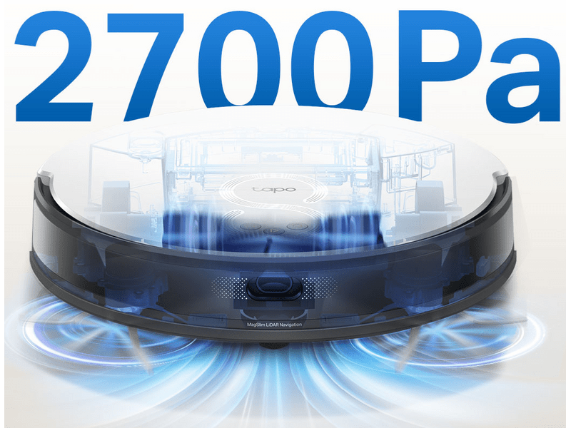 TP-Link Tapo RV20 Mop MagSlim™ LiDAR Navigation Robotporszívó