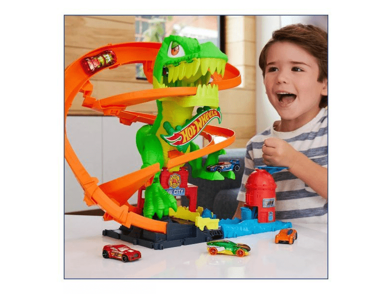 Hot Wheels: T-Rex Támadás pályaszett (JBM73)