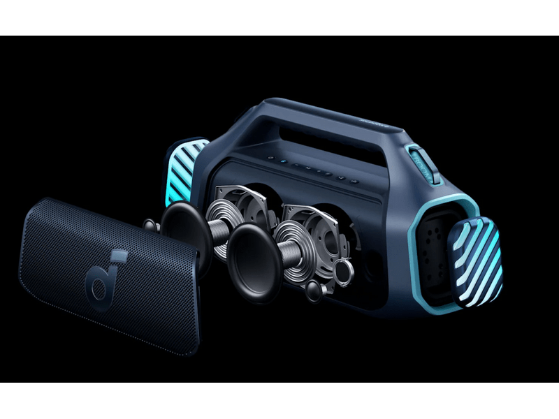 Anker Soundcore Boom 2 Plus Bluetooth hangszóró, fekete (A3134011)