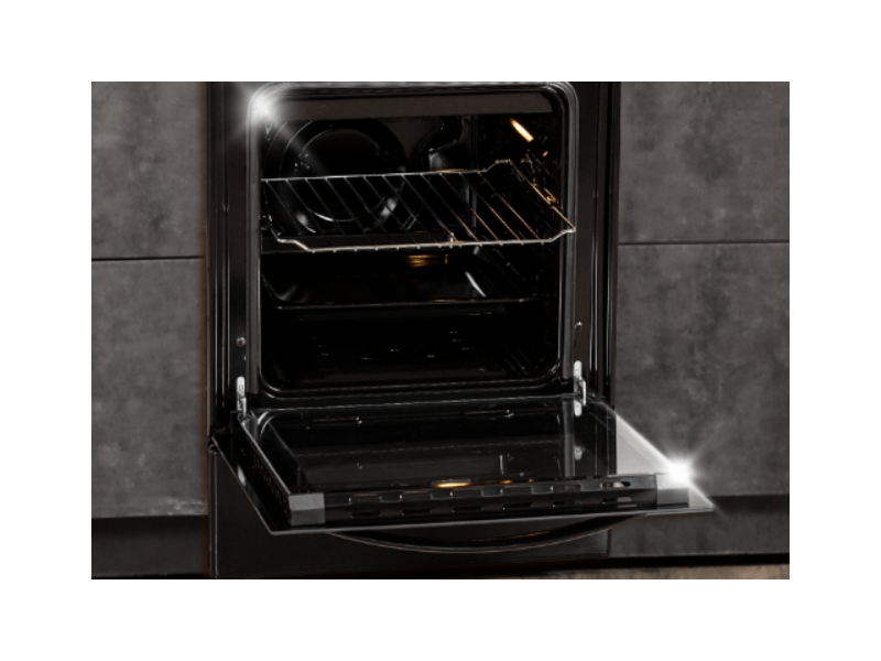 MPM MPM-56-KGF-21B Gáztűzhely, fekete