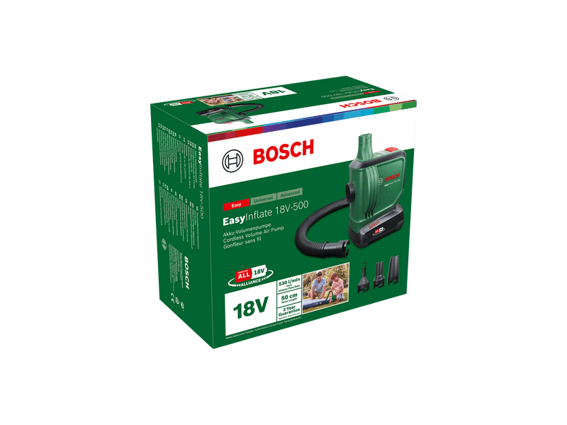 Bosch Easy Inflate 18V-500 Akkus légpumpa (0603947201)