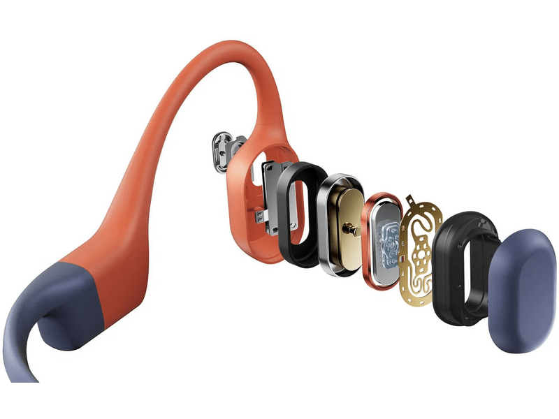 Shokz OpenSwim Pro Bluetooth fülhallgató, piros (S711-ST-RD)