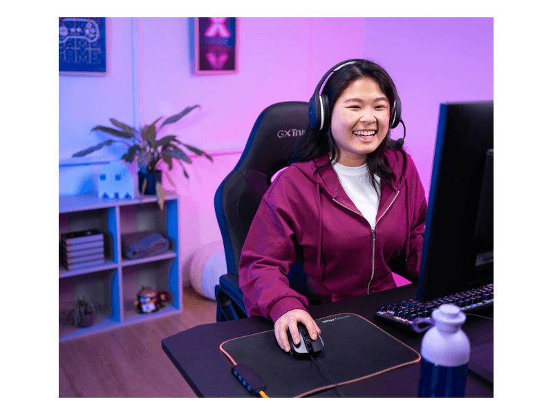 Trust GXT 922 Ybar Gaming egér, fekete (24729)