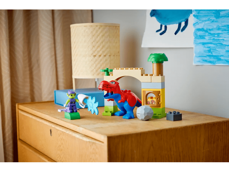 LEGO® DUPLO® Marvel Dinoszaurusz Spidey-Rex vs. Zöld Manó (10463)