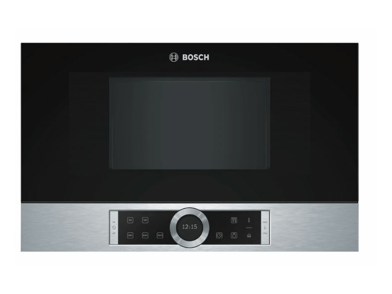 Bosch HBG676ES6 Beépíthető sütő+ Bosch PIF645HB1E Beépíthető indukciós főzőlap+ Bosch BFL634GS1 Beépíthető mikrohullámú sütő