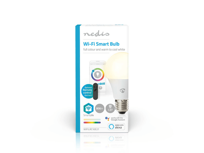 Nedis WIFILRC10E27 SmartLife Színes izzó