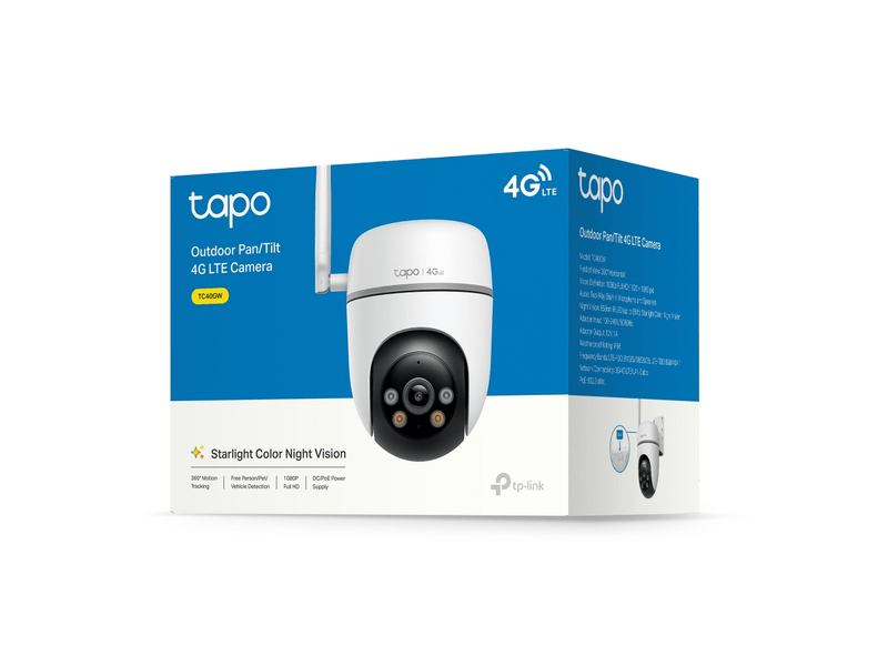 Tp-Link TC40GW Kültéri 4G LTE biztonsági kamera, fehér