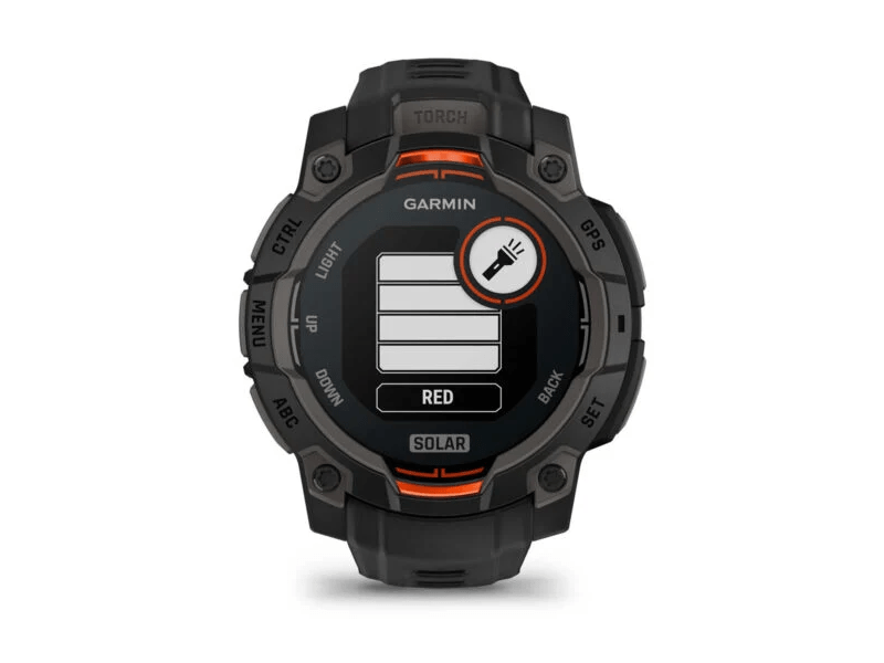 Garmin Instinct 3 Solar okosóra, 45mm, fekete (010-02934-00)
