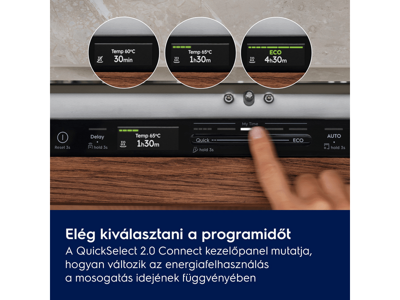 Electrolux E72LA200S Beépíthető mosogatógép