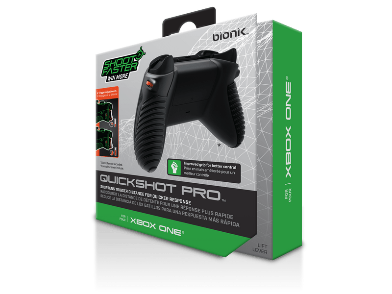 Bionik XBOX One Kiegészítő Quickshot Pro markolat csomag fekete (BNK-9076)