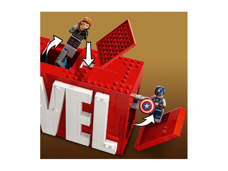 LEGO® Marvel: MARVEL logó és minifigurák (76313)