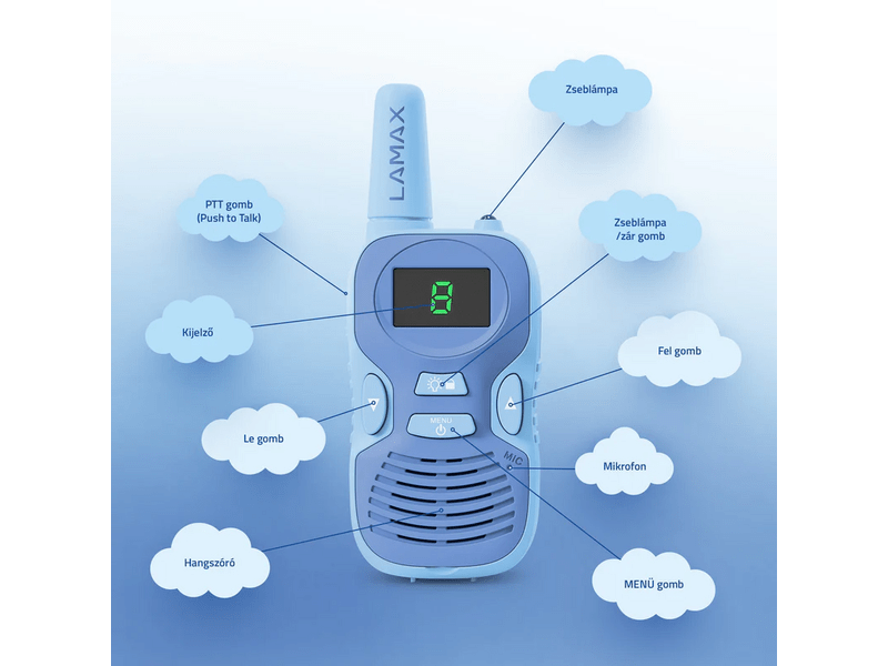LAMAX TalkieKid1 Walkie-Talkie (LXVYMTALKIDLA)