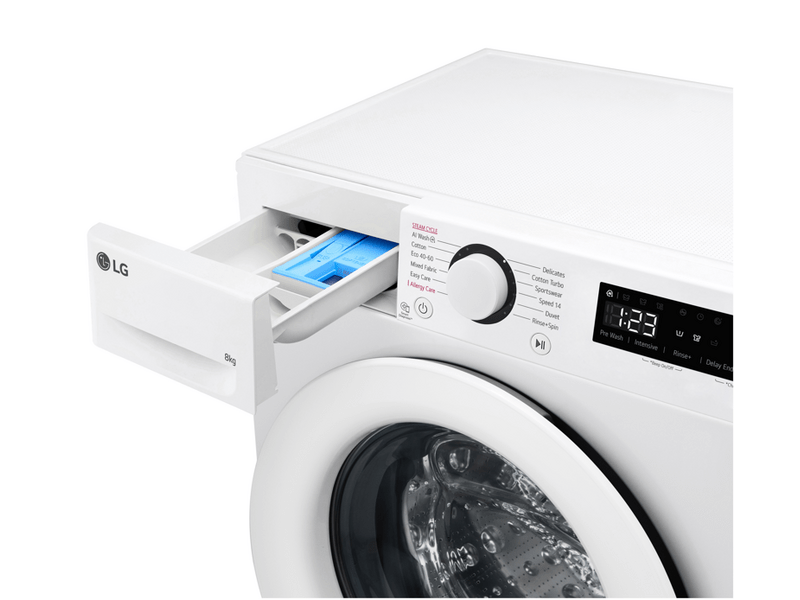 LG F2WR508SWW Elöltöltős keskeny mosógép