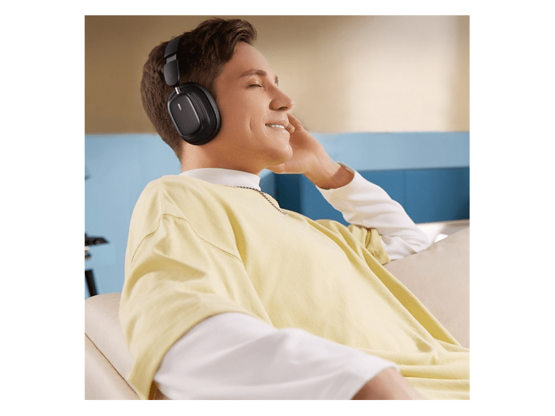 Baseus Bowie H1i Noise Cancelling Fejhallgató, fekete (A0005040211300)