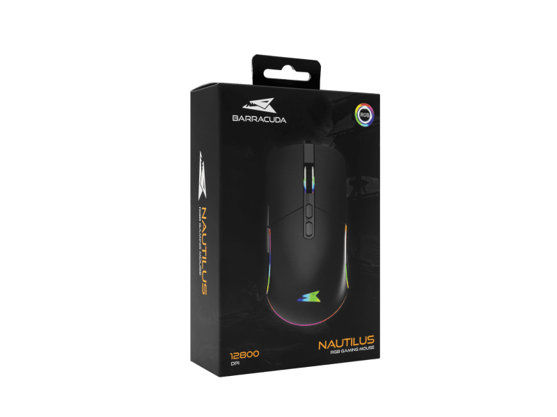 BARACUDA NAUTILUS-B gamer egér,fekete
