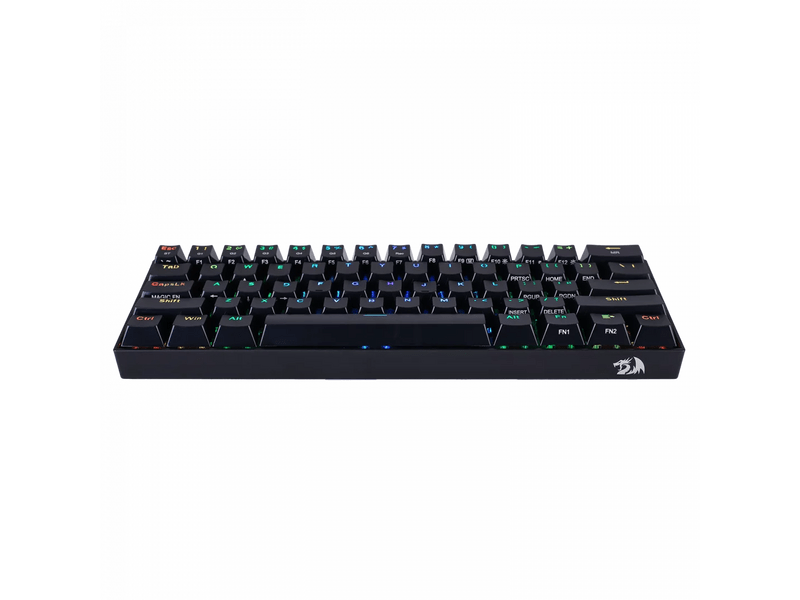 Redragon Draconic Compact RGB Vezeték nélküli Gamer billentyűzet (K530RGB_BROWN_HU)