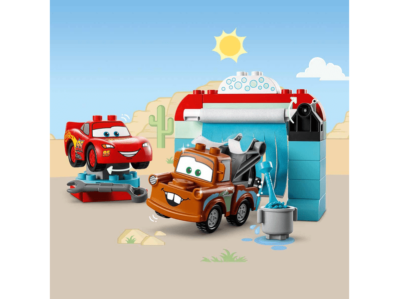 LEGO® DUPLO Villám McQueen és Matuka vidám autómosása (10996)