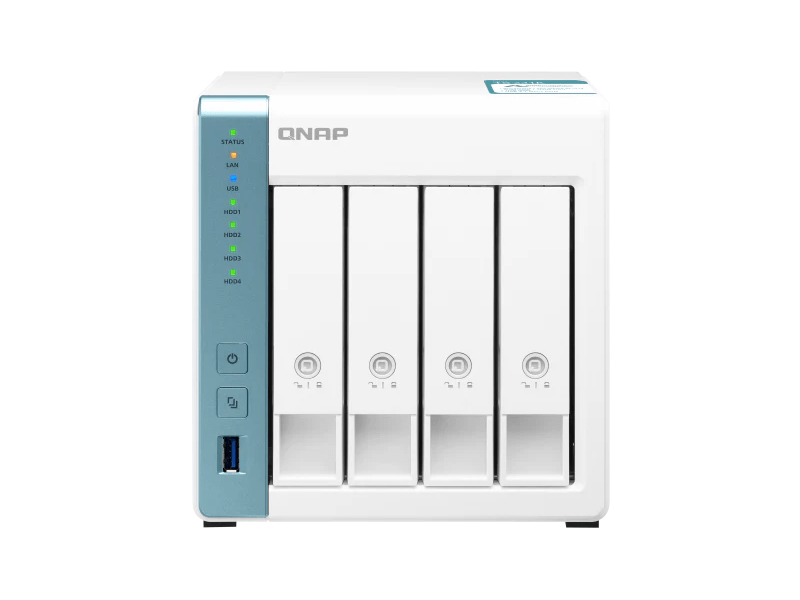 NAS,4fiók,1GB RAM,2x100/1000, 3xUSB3.2