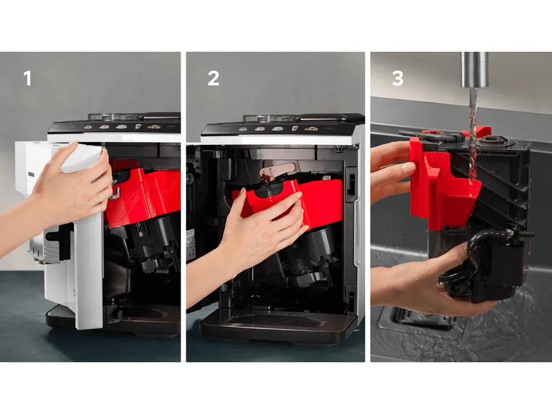 Siemens EQ500 Automata kávéfőző, Fehér/ezüst
