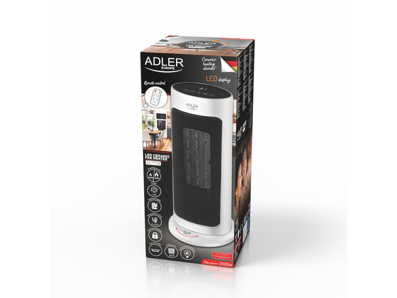Adler AD7738 toronyhősugárzó