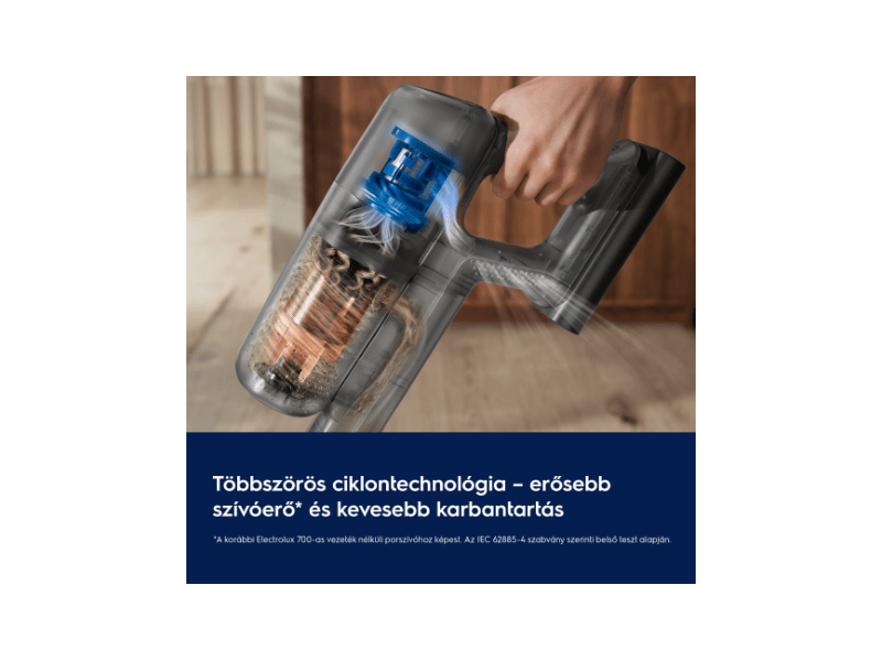 Electrolux EP72UB21SW 700 vezeték nélküli álló porszívó