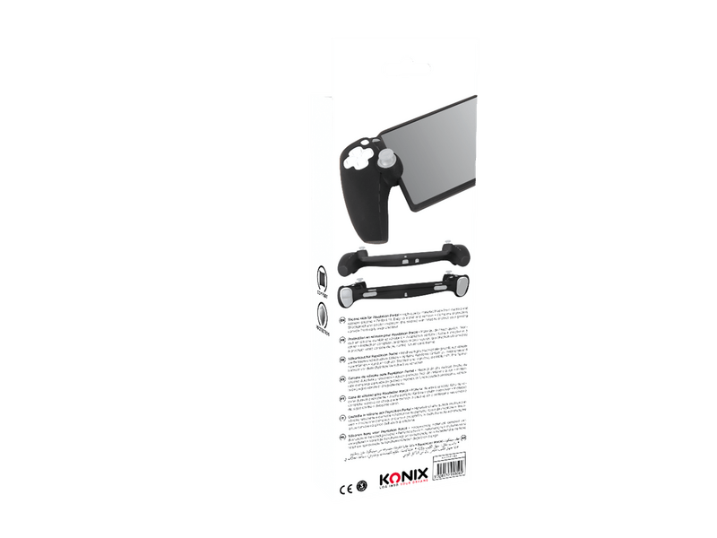 Konix Playstation Portal szilikon tok, fekete (KX-PSP-SILI)