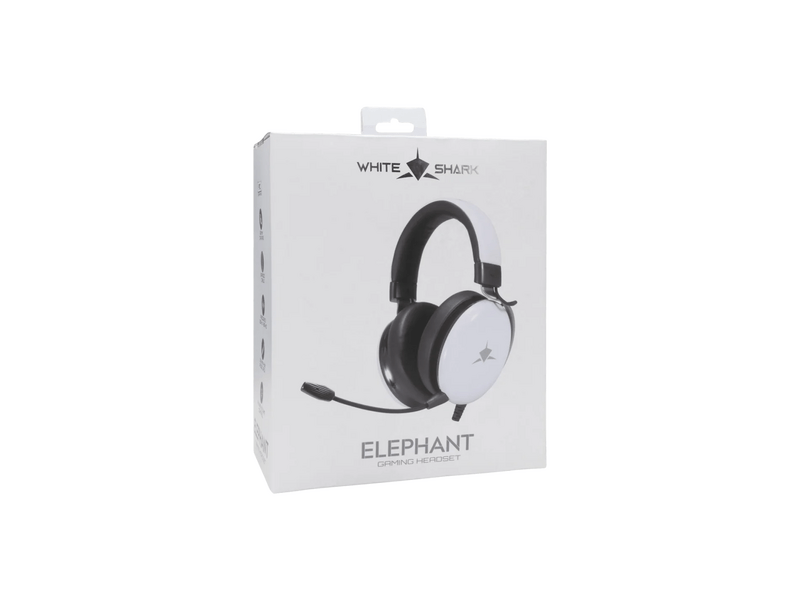 White Shark Elephant Gaming fejhallgató, fehér (GH-2540W)