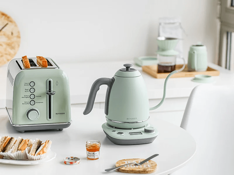 Buydeem K821-CG/EU Vízforraló, 0,8l, zöld