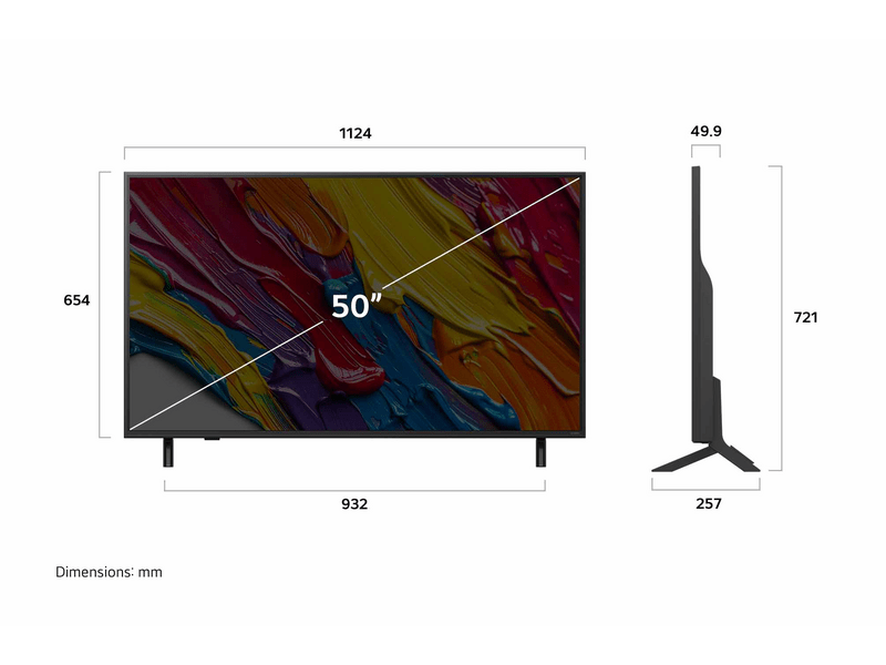 LG 50QNED84A3C 50" 4K UHD QNED Smart LED televizor