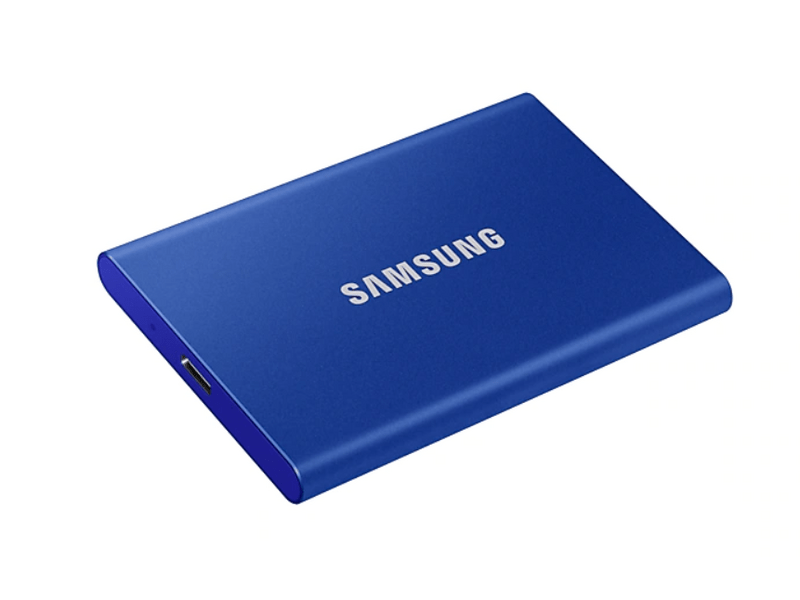 Samsung T7 USB 3.2 1TB prijenosni SSD, plavi (MU-PC1T0H)