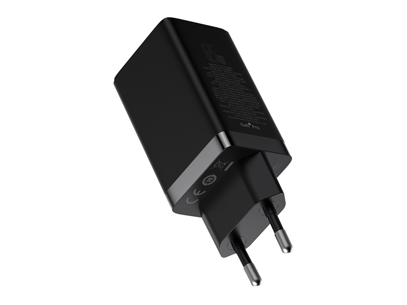 Baseus GaN5 Pro hálózati gyorstöltő, 65W (CCGP120201)
